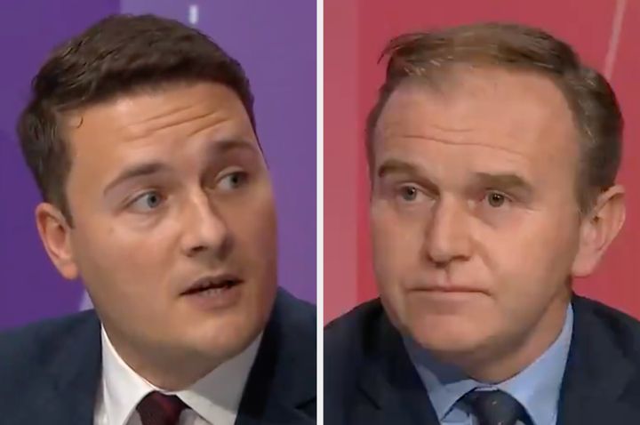 Wes Streeting and George Eustice clashed on BBC Question Time