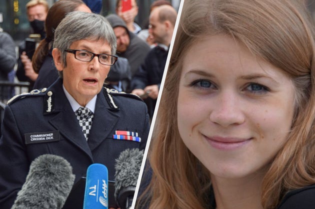 Dame Cressida Dick, chief commissioner of the Met Police, and Sarah