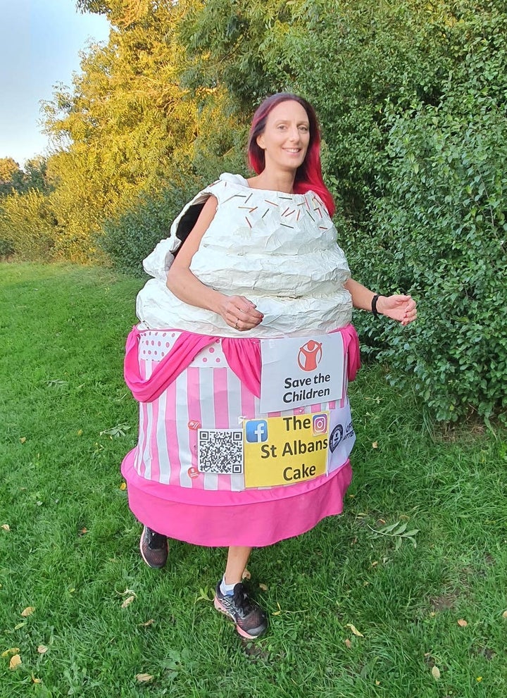 Anna Bassil's sweet costume.