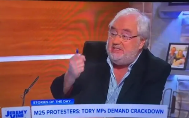 “It sounds brutal in isolation but it was directly aimed at the M25 protesters and other minority...