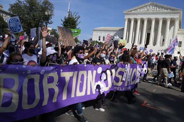 The Women's March returned to Washington for the fifth time with a focus on fighting for abortion rights.