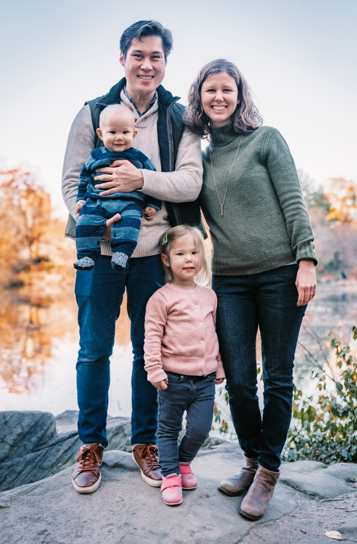 The author and her family.