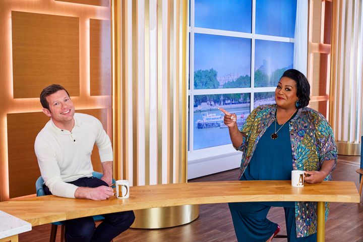 Alison co-hosts Fridays on This Morning with Dermot O'Leary
