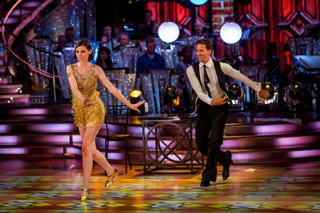 Sophie with dance partner Brendan