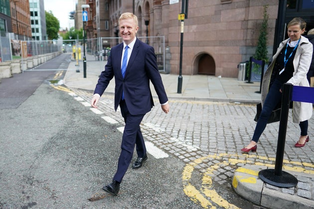 Oliver Dowden on the first day of Conservative Party
