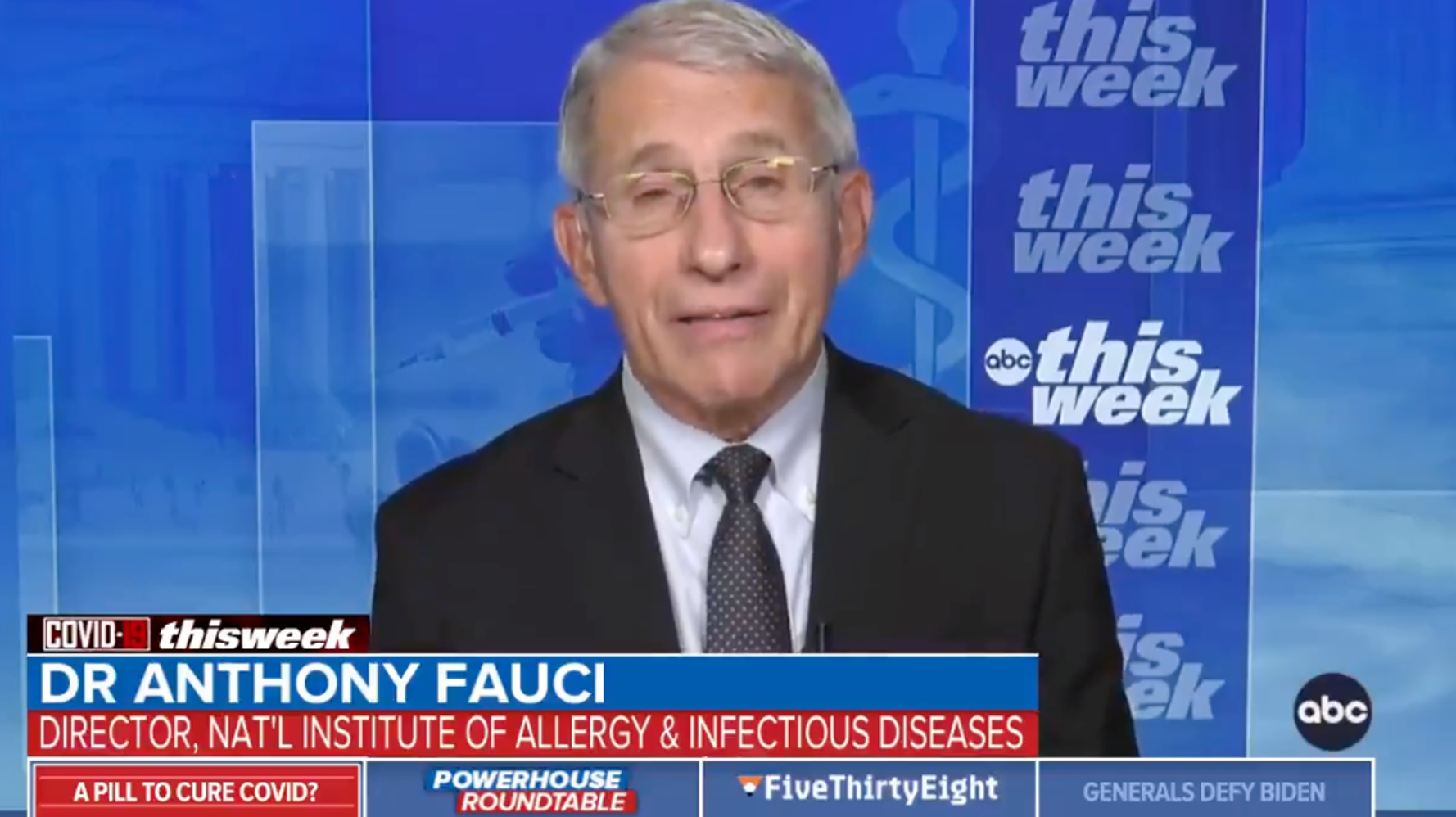 Fauci Calls Merck's Experimental COVID-19 Pill 'Really Quite Impressive'