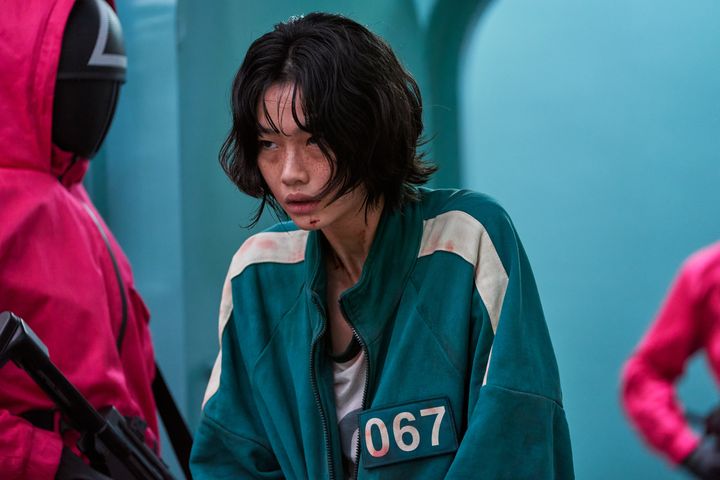 HoYeon Jung in "Squid Game" on Netflix.