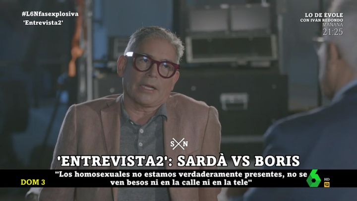 Boris Izaguirre en 'laSexta Noche'.