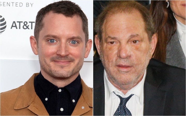 Elijah Wood and Harvey Weinstein