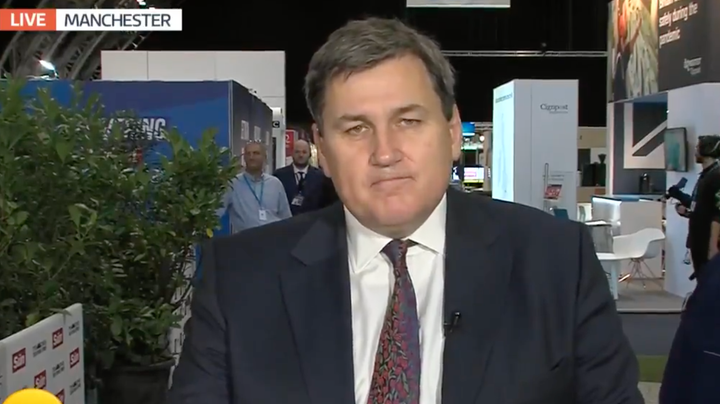 Kit Malthouse speaking on Good Morning Britain