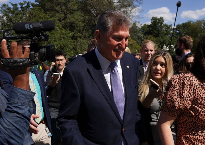 Sen. Joe Manchin is pushing for stricter limits on child tax credit payments, though he hasn't said exactly where he think th