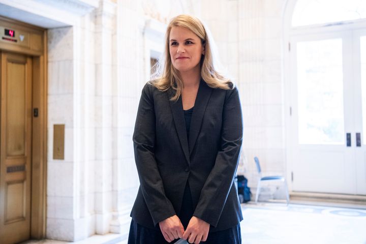 Frances Haugen, a former Facebook employee, arrives on Tuesday to testify in front of a Senate subcommittee. “I came forward because I believe that every human being deserves the dignity of the truth," she told lawmakers.