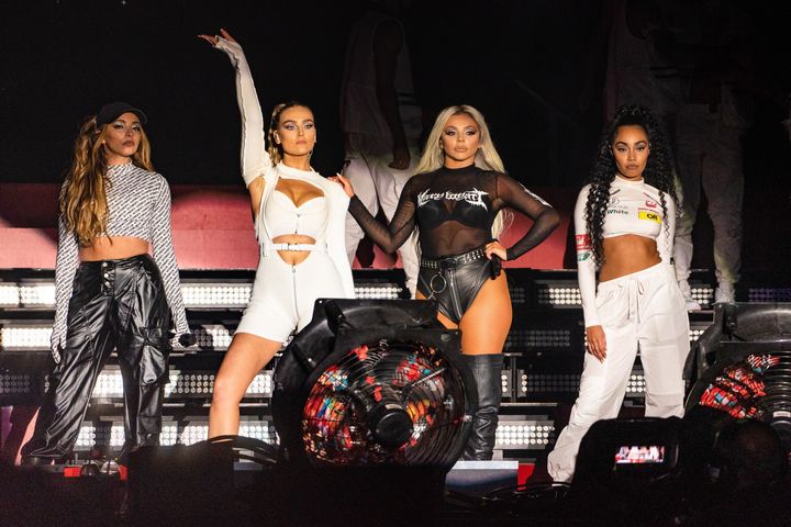 Little Mix performing as a four-piece in 2019