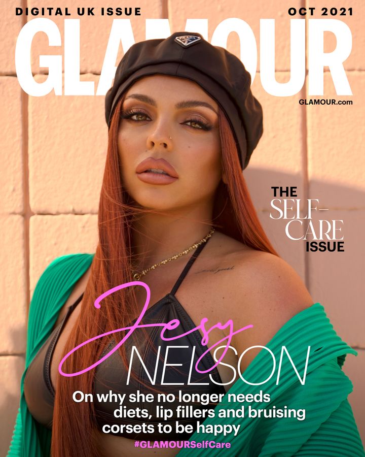 Jesy Nelson on the cover of Glamour