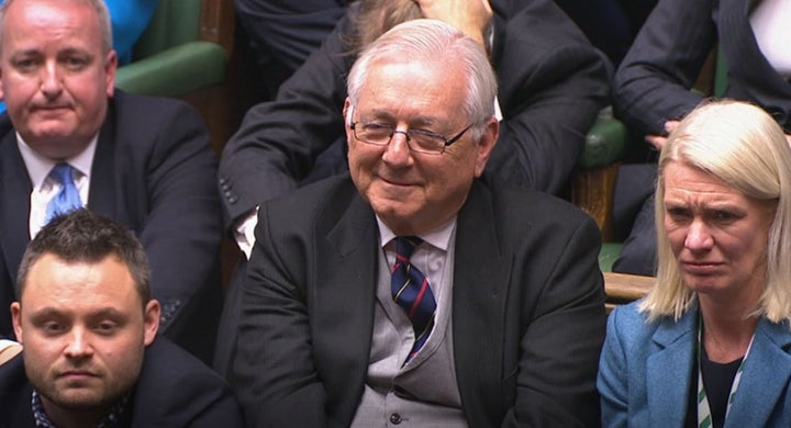 "Father of the House" Sir Peter Bottomley in the House of Commons.