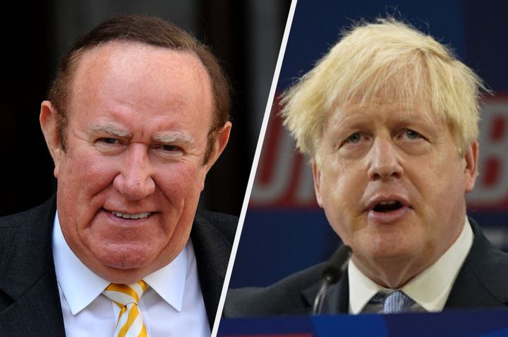 Andrew Neil hit out at Boris Johnson after his speech on Wednesday