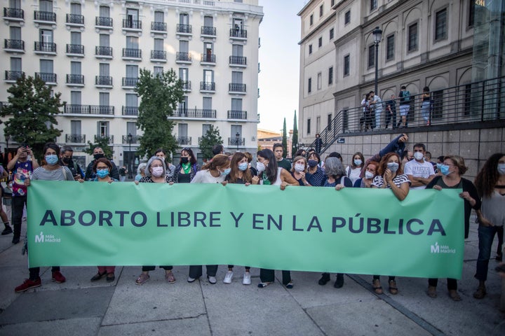 Concentración a favor del aborto