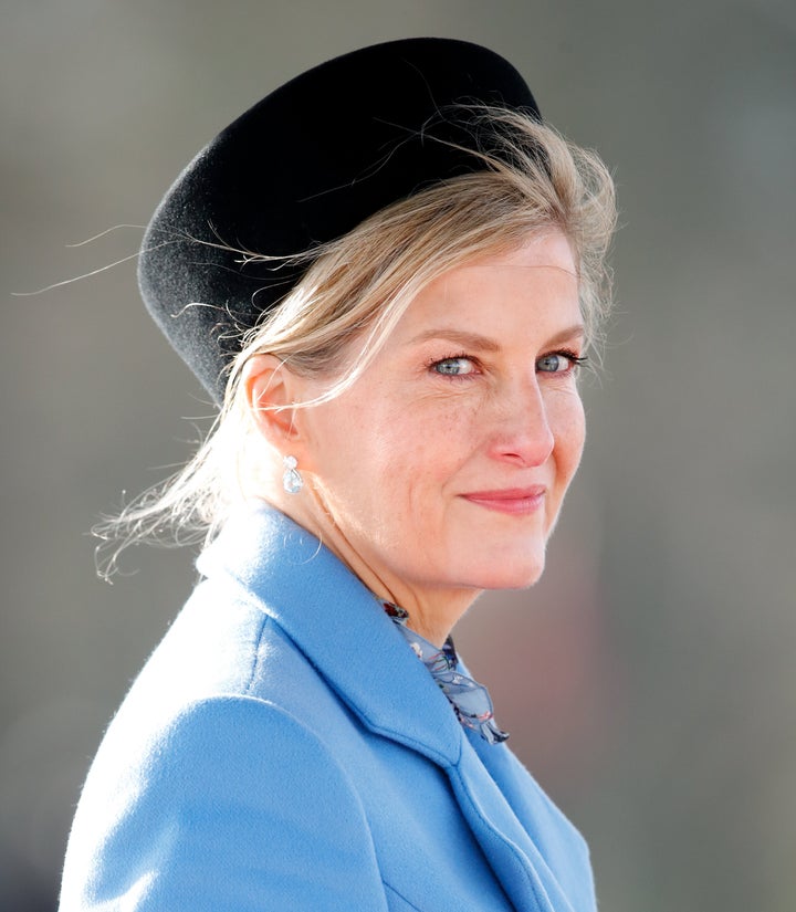 Sophie, Countess of Wessex in December 2019 in Camberley, England.