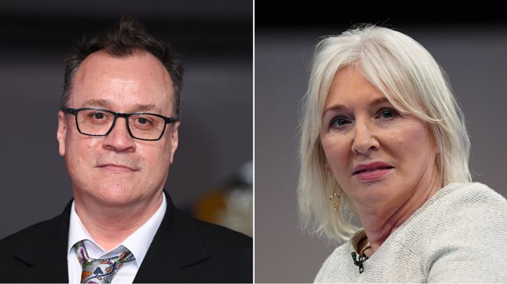 Russell T Davies and Nadine Dorries.