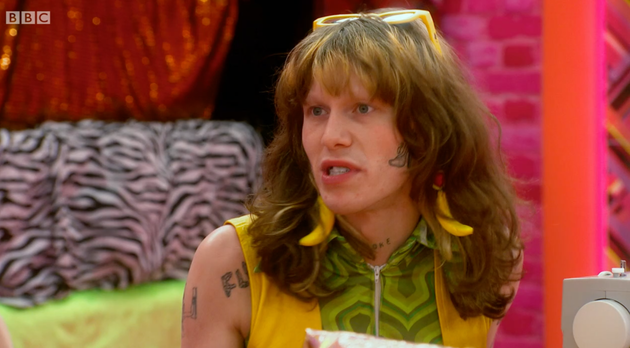Charity Kase in the Drag Race work