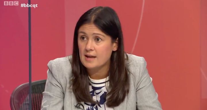 Lisa Nandy on BBC Question Time on Thursday
