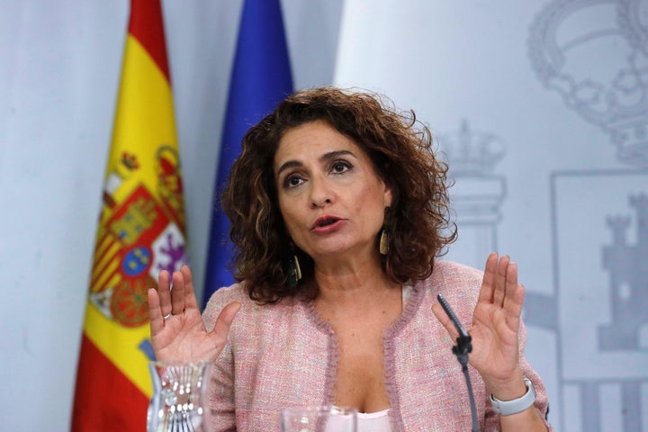 La ministra de Hacienda María Jesús Montero.