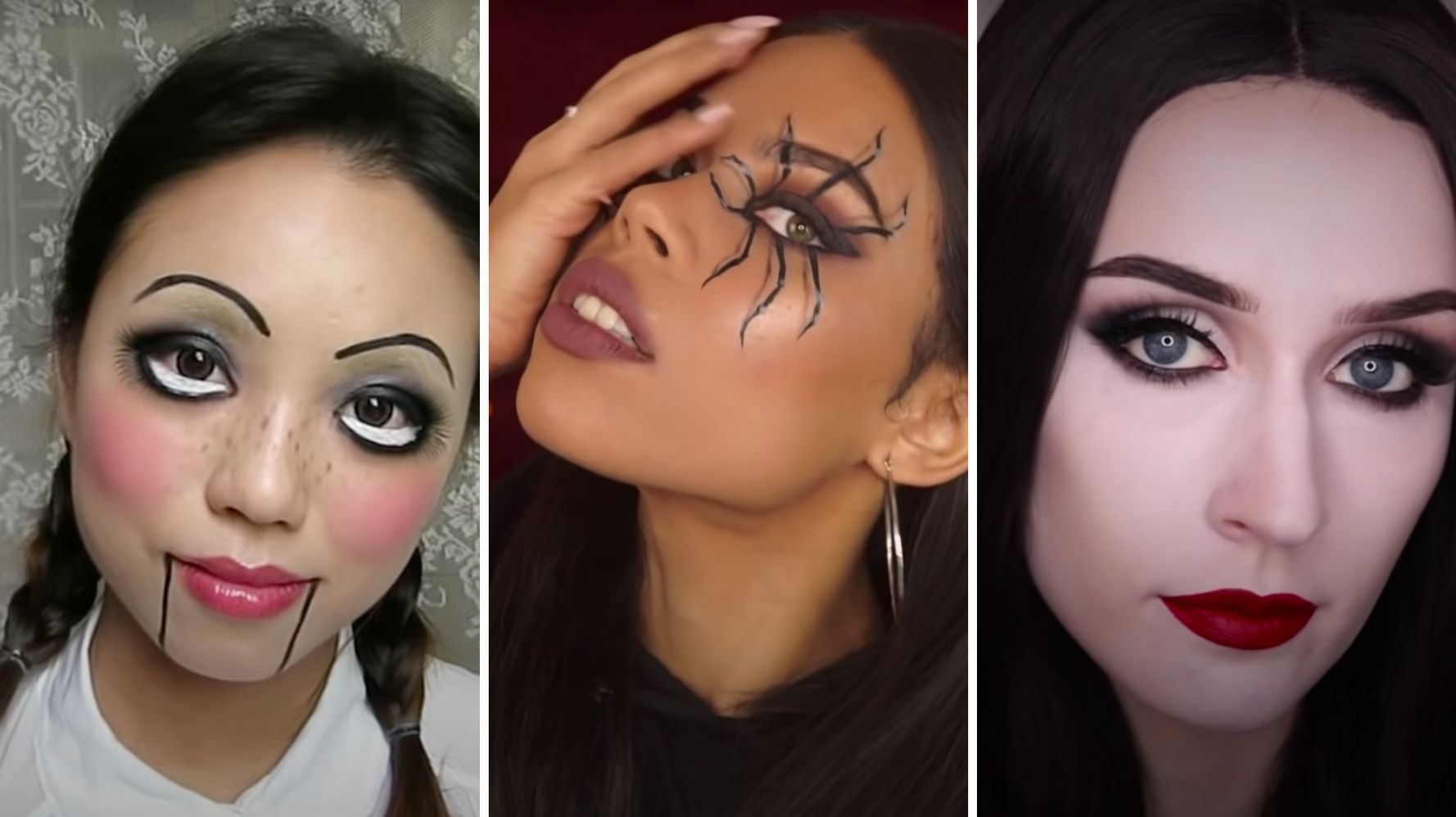Tutorials For 11 Halloween Looks You Can Create With Regular Makeup