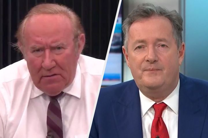 Andrew Neil and Piers Morgan