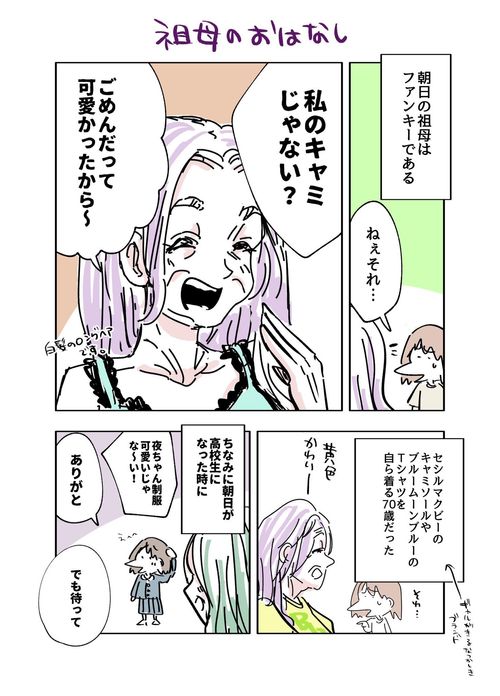 twitter ショップ お互いの服 交換 漫画