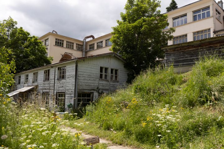 The abandoned music box factory in Sainte-Croix, Switzerland, where Lola Montemaggi stayed after the April abduction of her 8-year-old daughter in France.
