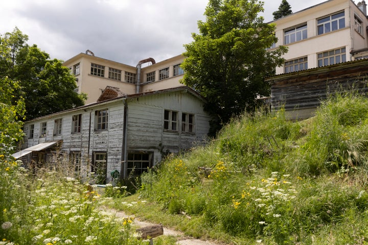 The abandoned music box factory in Sainte-Croix, Switzerland, where Lola Montemaggi stayed after the April abduction of her 8-year-old daughter in France.