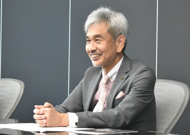 インタビューに応じる芝浦工業大学の山田純学長