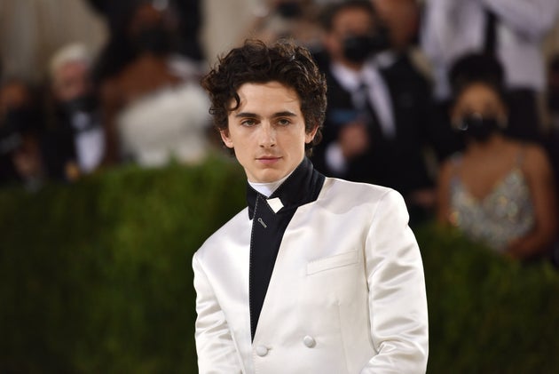 Timothée Chalamet at the Met Gala last