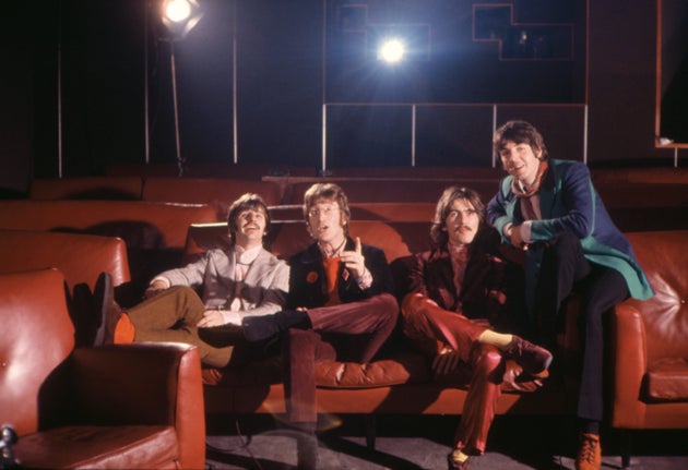 The Beatles pictured in