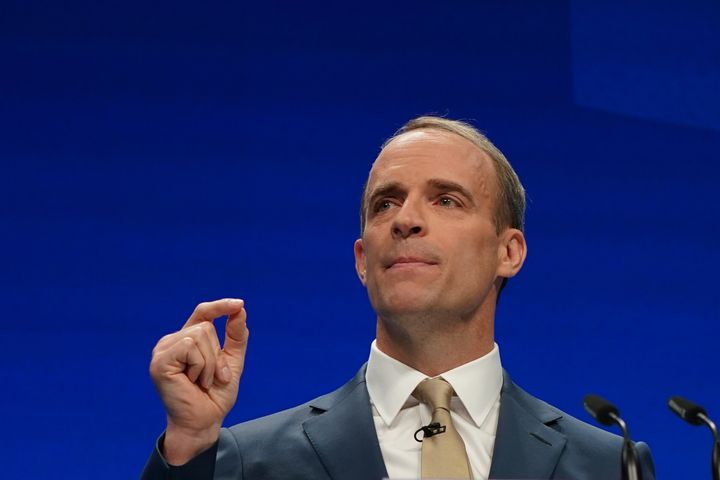 Dominic Raab who is deputy prime minister, lord chancellor and secretary of state for justice 