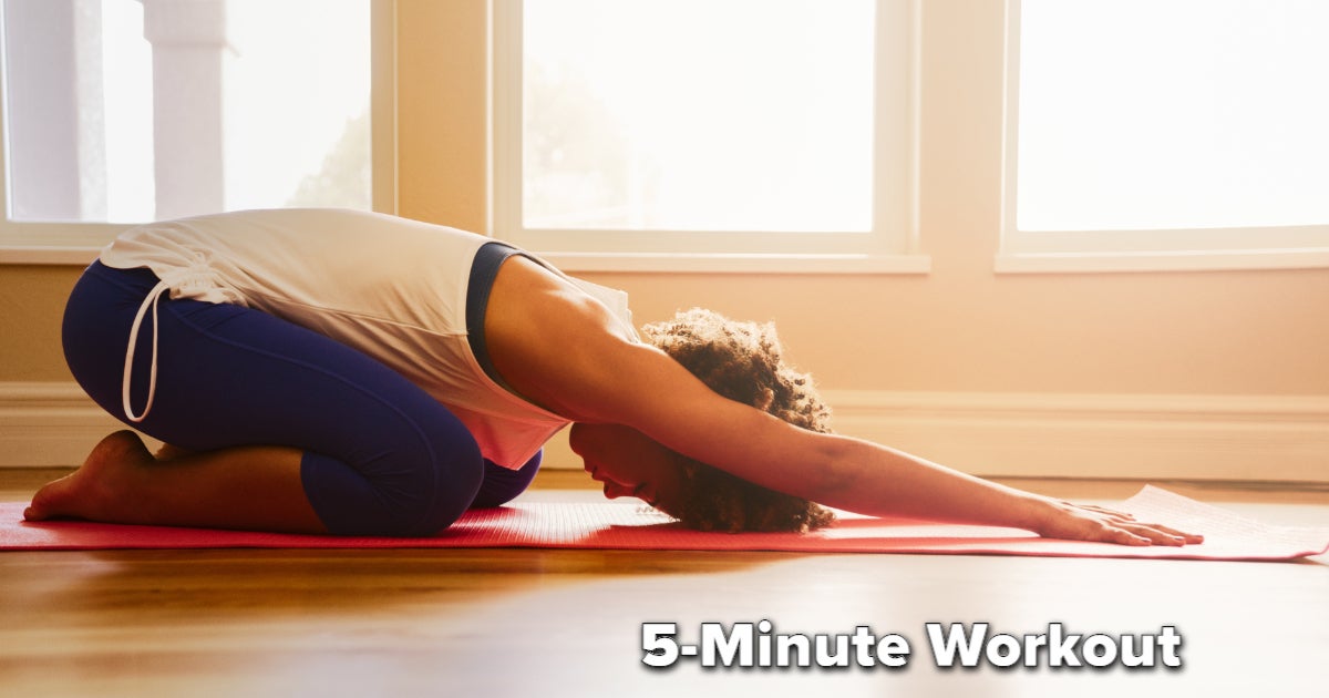 Can t Sleep This 5 Minute Calming Yoga Sequence Is Designed To