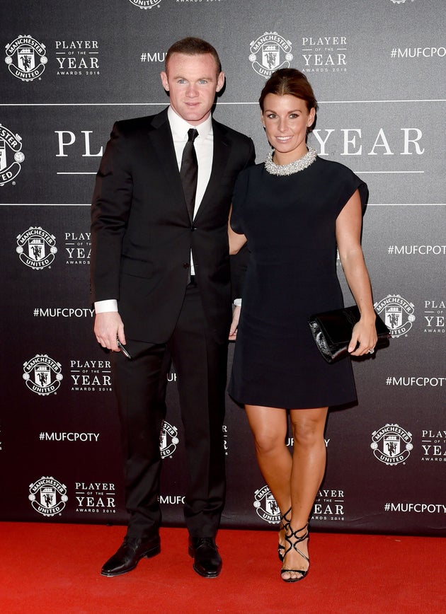 Wayne and Coleen Rooney pictured in