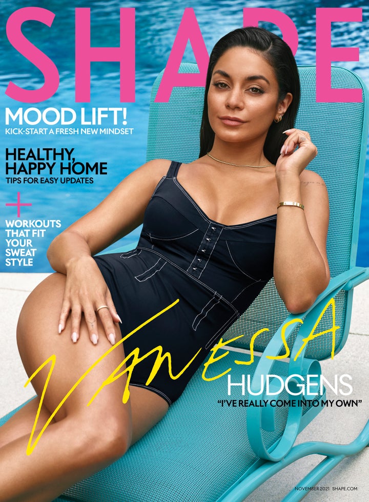 Hudgens' Shape magazine goes on sale Oct. 15.