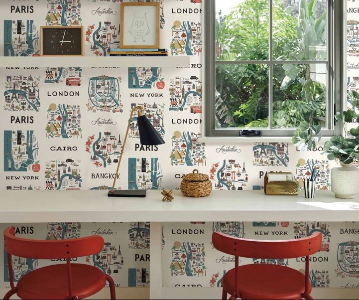 Whimsical PeelAndStick Wallpapers To Brighten Up Your Home  HuffPost Life