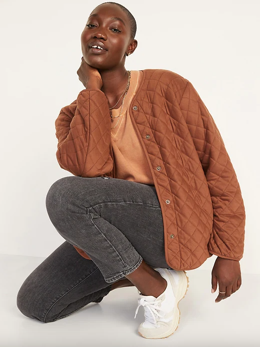 Shop The Trend: Light Quilted Jackets For Transitional Weather ...