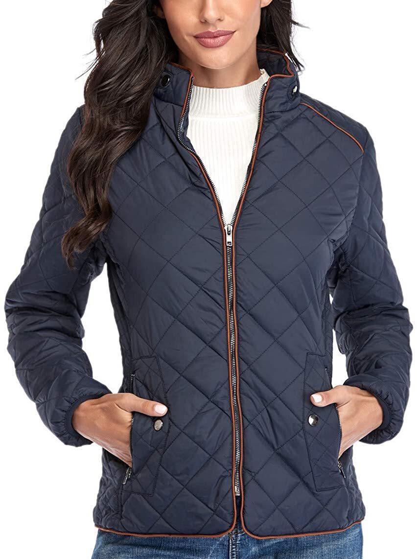 quilted fall jacket