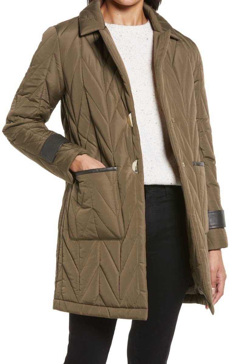 Shop The Trend: Light Quilted Jackets For Transitional Weather ...