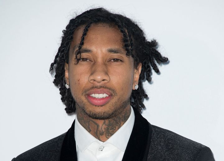Authorities say Tyga has been arrested for investigation of felony domestic violence. Los Angeles police say the 31-year-old, whose legal name is Michael Stevenson, was booked for an incident that occurred on Tuesday, Oct. 12, 2021, in the Hollywood section of Los Angeles. He was released after posting $50,000 bond. (Photo by Arthur Mola/Invision/AP, File)
