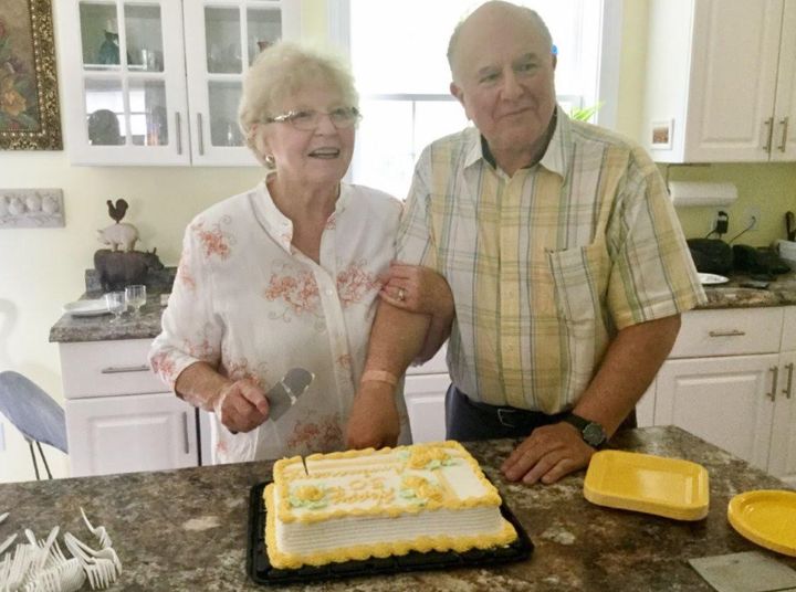 The author with his late wife, Brenda, on June 24, 2017, their 50th wedding anniversary.