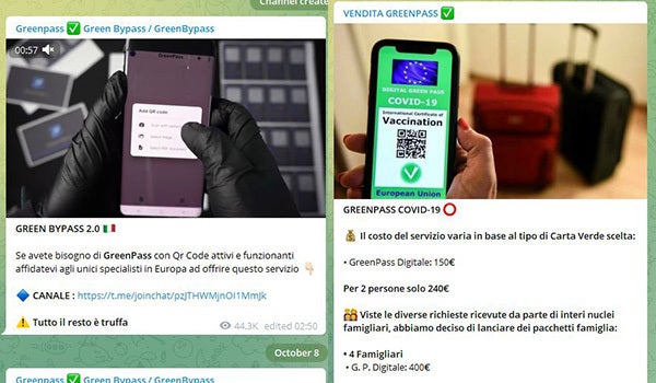 Su Telegram Per Acquistare Un Green Pass Bastano Pochi Clic L Huffpost Su Telegram Per Acquistare Un Green Pass Bastano Pochi Clic L Huffpost