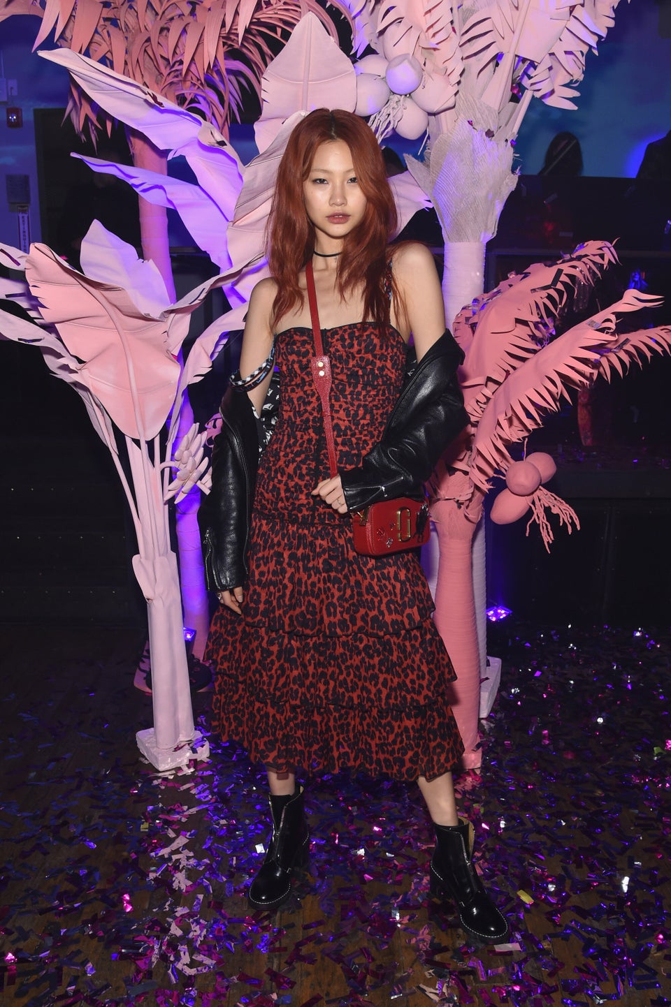 HoYeon Jung walks the runway during the Louis Vuitton Pre-Fall 2023 News  Photo - Getty Images