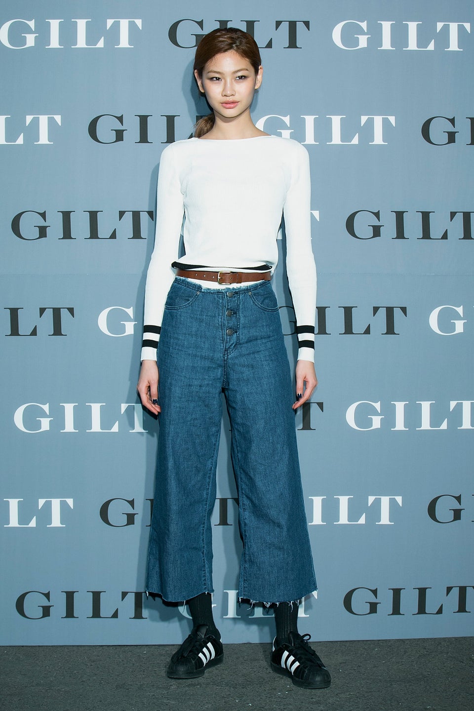 HoYeon Jung walks the runway during the Louis Vuitton Pre-Fall 2023 News  Photo - Getty Images