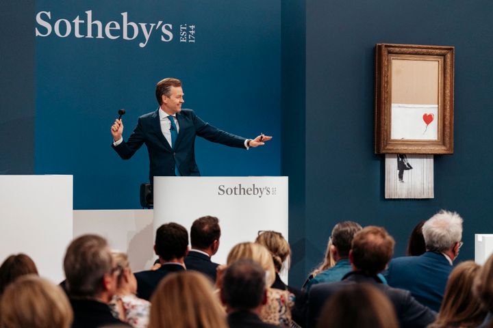 When it last sold at Sotheby’s in October 2018, the piece was known as “Girl With Balloon.”