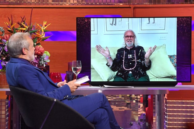 Billy Connolly speaking to Graham Norton from his home in