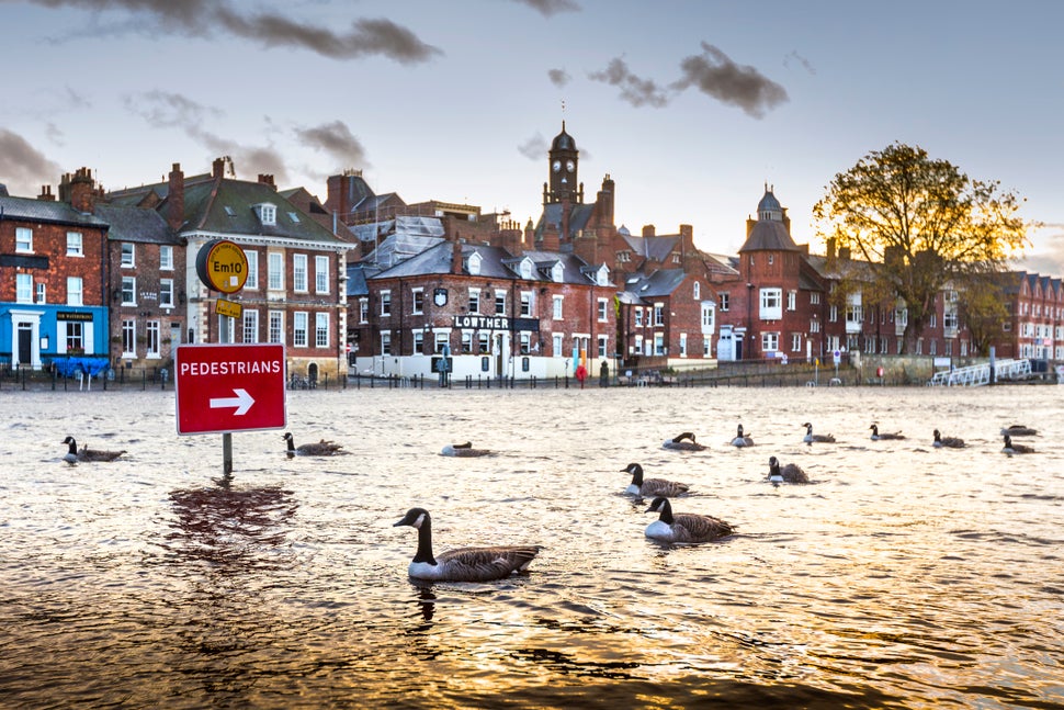 Flooding in York, UK, captured by Andrew McCaren.